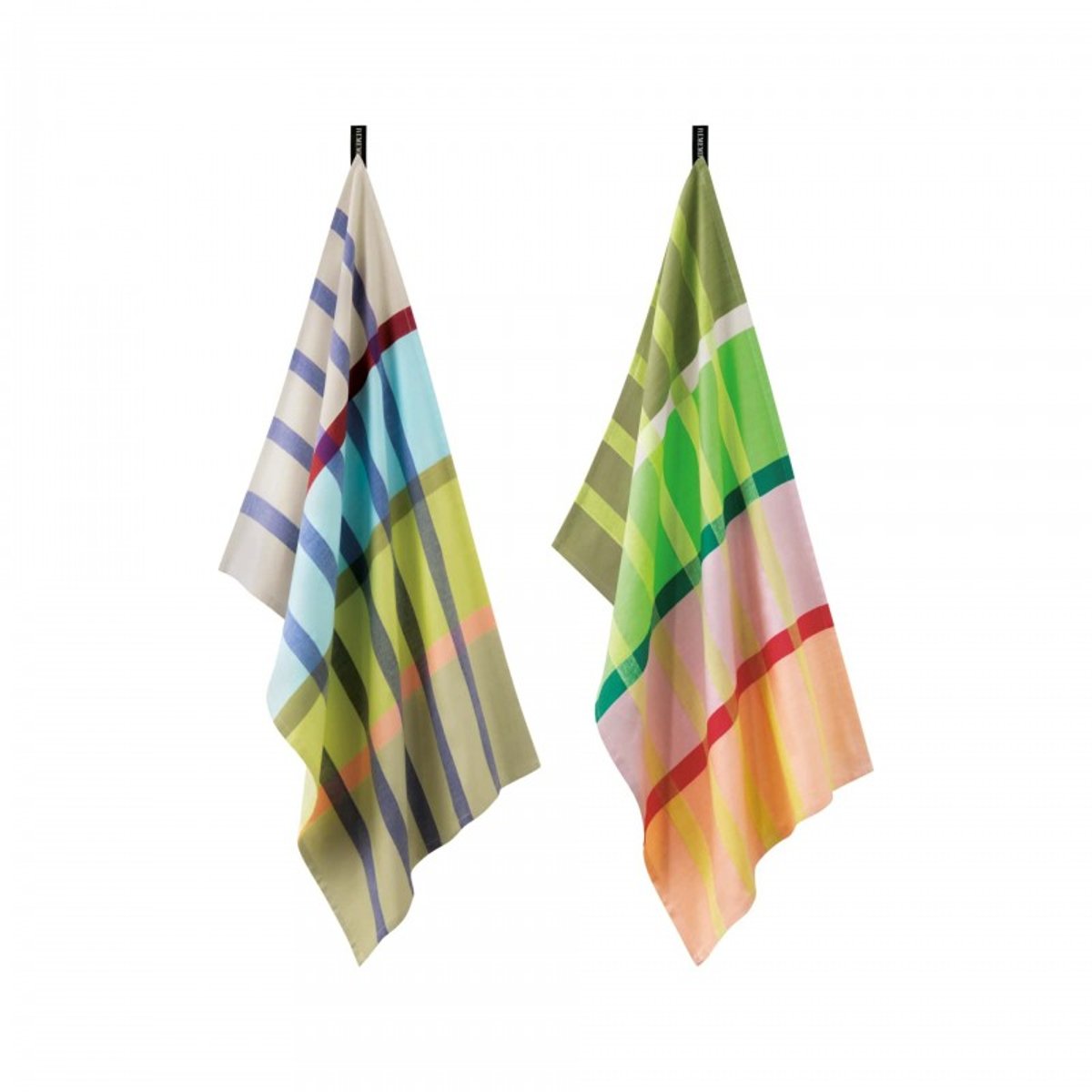 Torchon motif design  set de 2 multicolore, REMEMBER