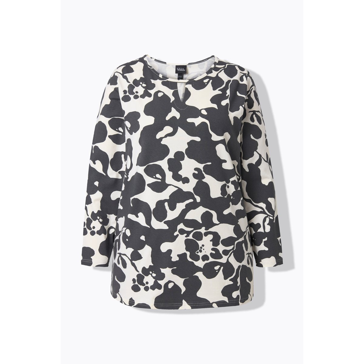 T-shirt manches longues blanc cassé, ULLA POPKEN