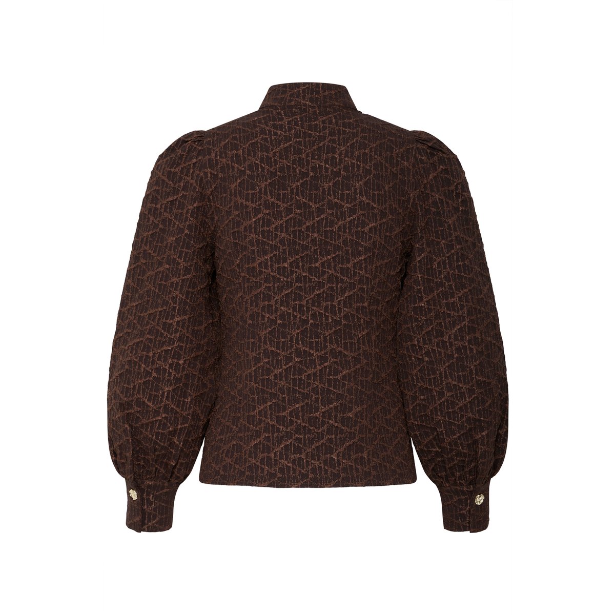Chemise à manches longues marron java, B.YOUNG