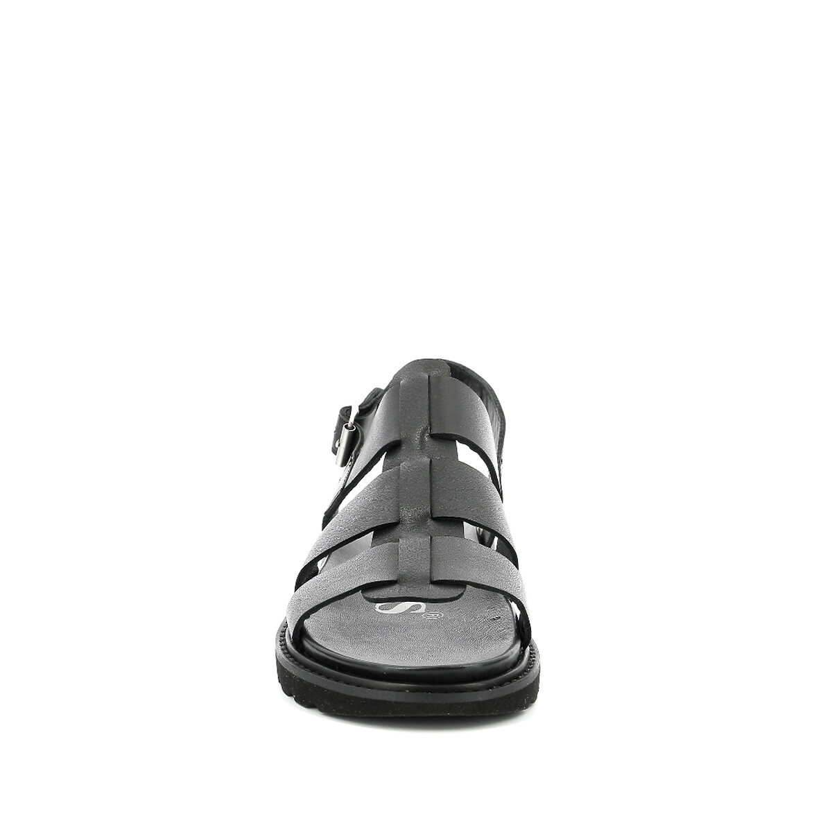 Sandalen in leer Neosinead zwart, KICKERS