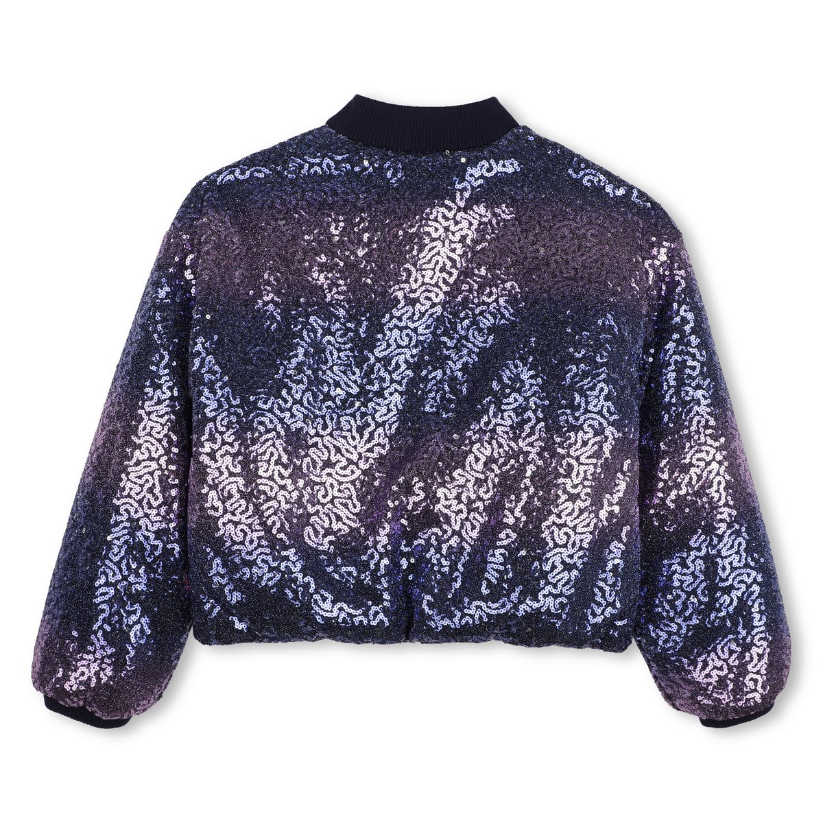 Blouson orné de sequins indigo blue, BILLIEBLUSH