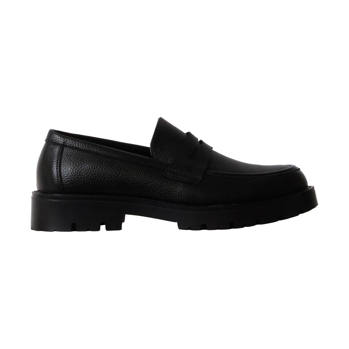 Mocassin Cuir Basse noir, ENZO MARCONI