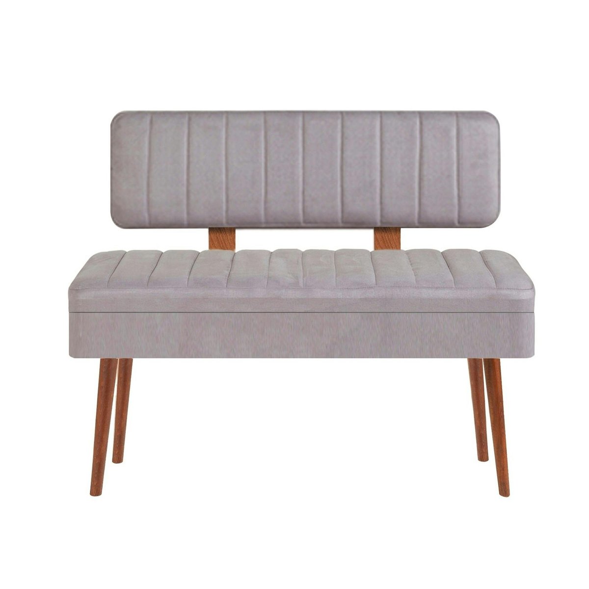 Banquette d'entrée avec coffre JENA gris, PIER IMPORT