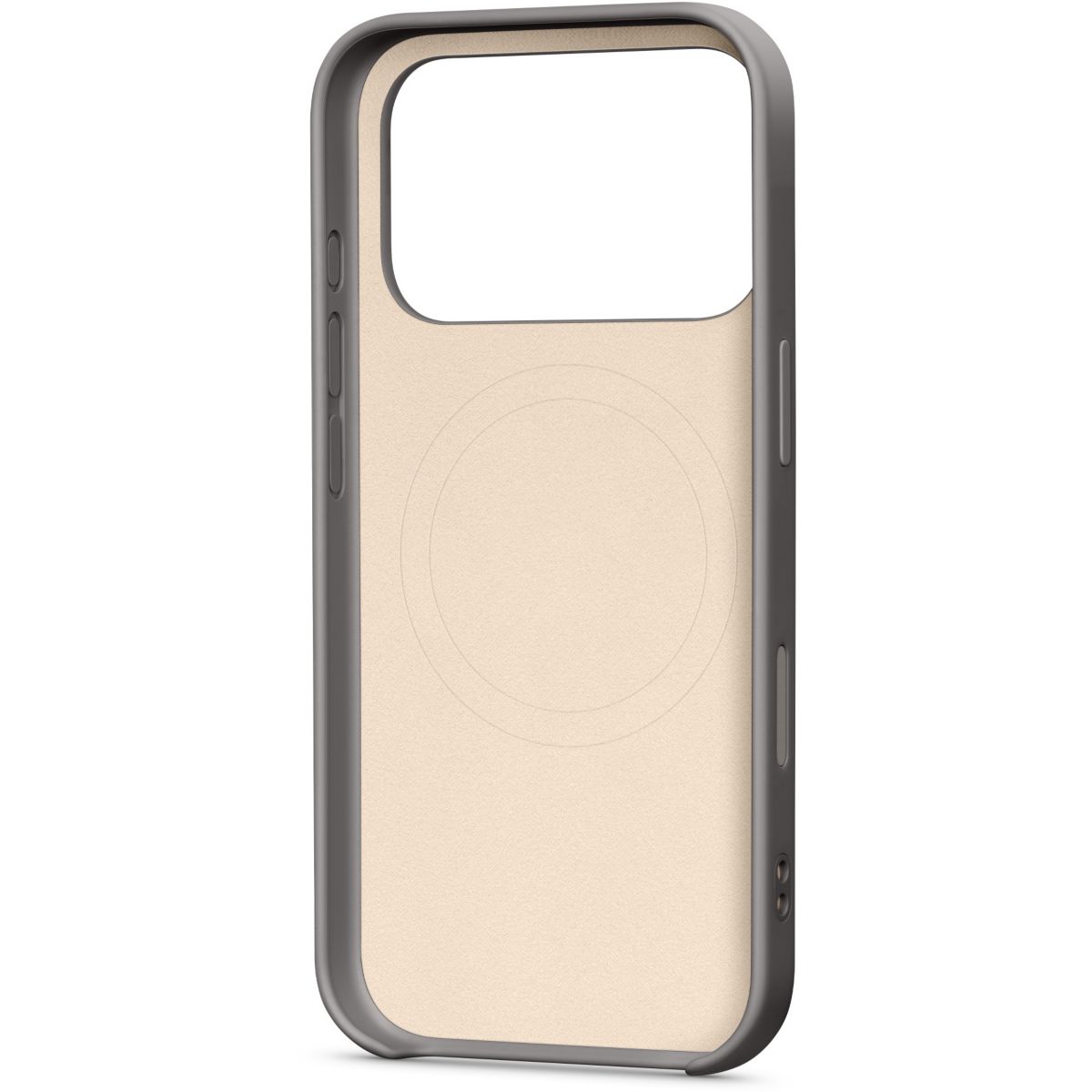 Coque iPhone 17 Pro Magsafe stand Gris granite couleur unique, BEATS BY DR,DRE