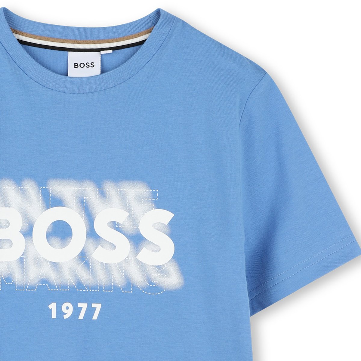T-shirts à manches courtes girblue, BOSS KIDSWEAR
