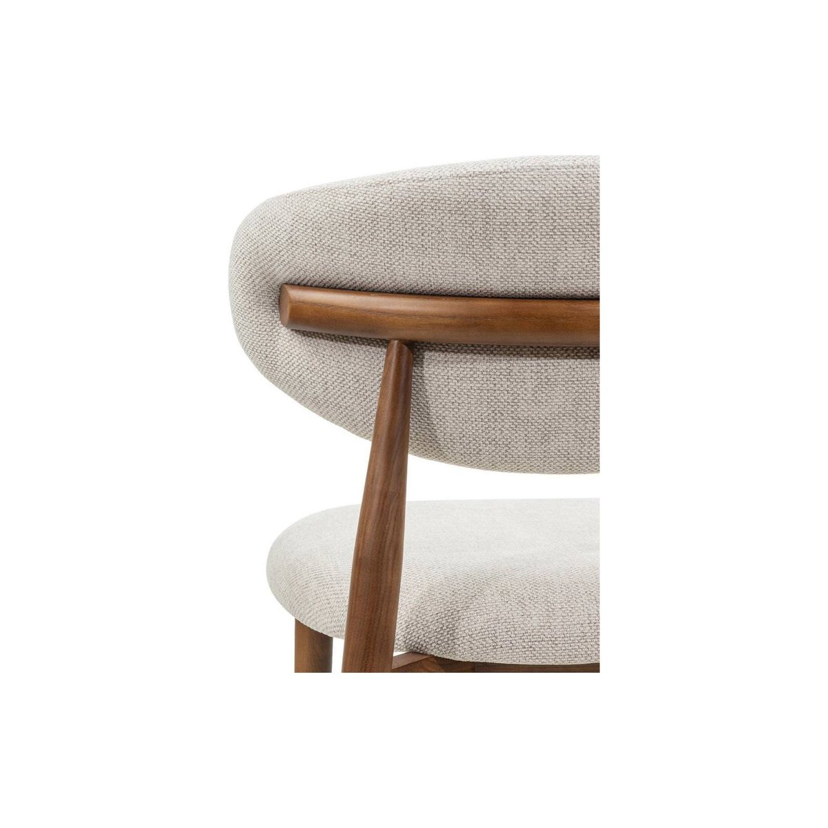 Tabouret de bar collection MIRALI beige et marron chaud, RECOLLECTION