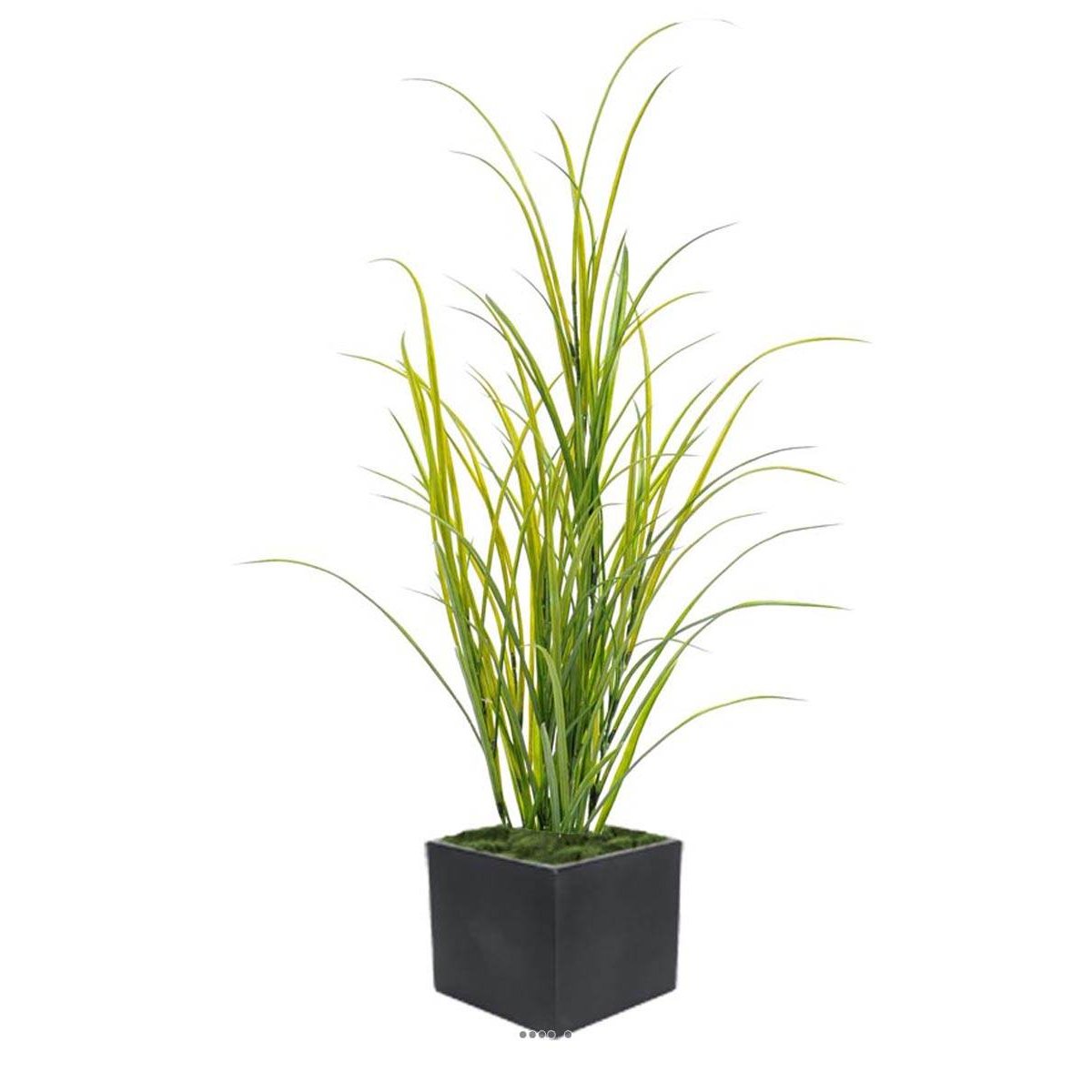 Herbe artificielle des champs en pot H 120 cm vert, ARTIFICIELLES