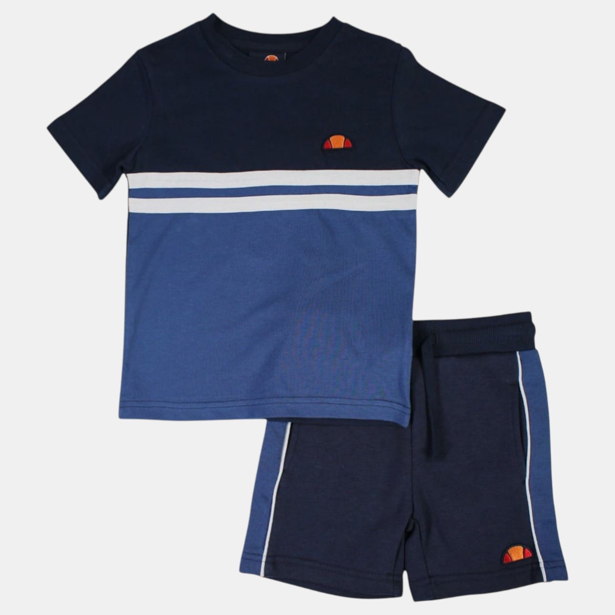 Lot de 2 t-shirts manches courtes et short RÉCRÉ bleu marine, ELLESSE