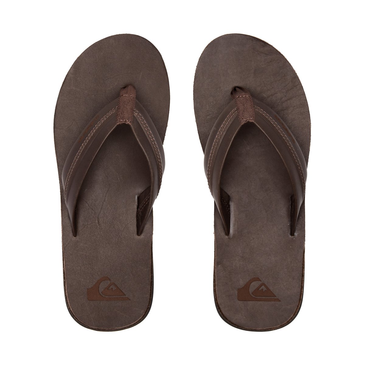 Sandales en cuir CARVER NATURAL marron brown/brown/brown, QUIKSILVER