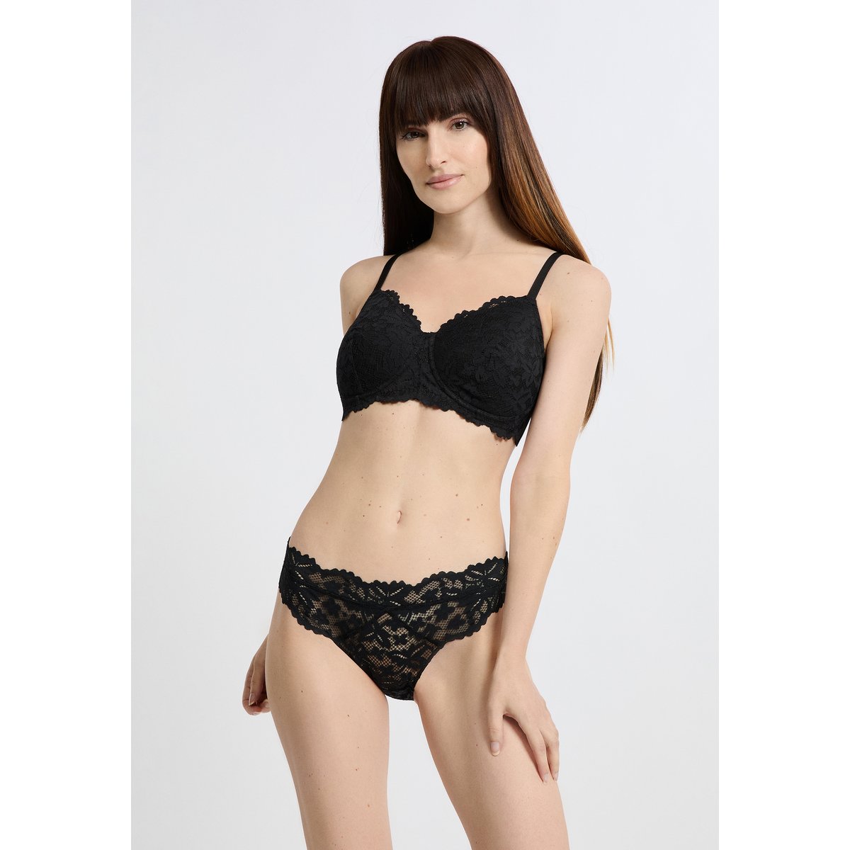 Soutien-gorge coques fines post-mastectomie LEGENDE POST O noir, ETAM