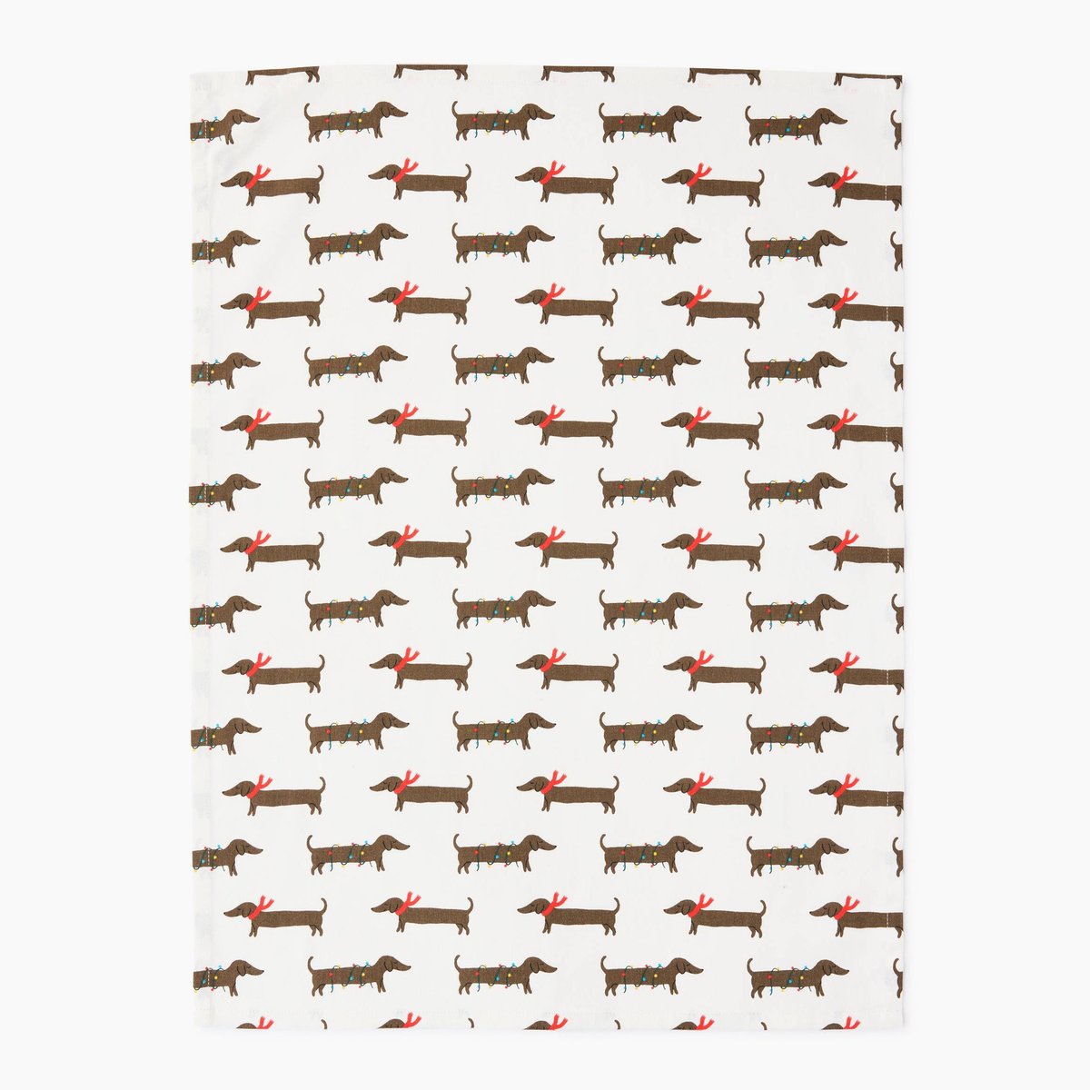 Torchon imprimé, 50x70cm, 100% coton recyclé naturel, MONOPRIX
