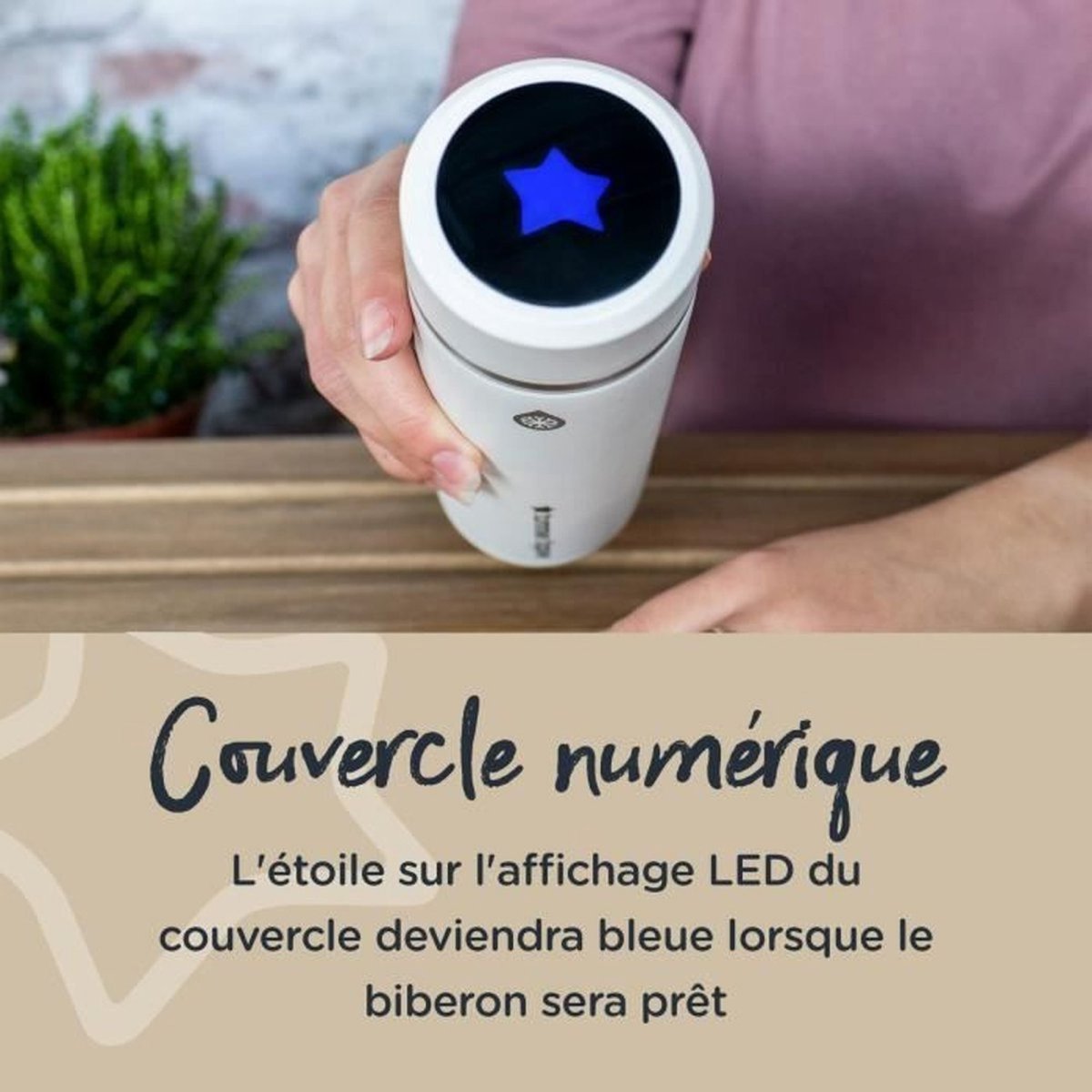 Préparateur de biberons nomade GoPrep noir, TOMMEE TIPPEE