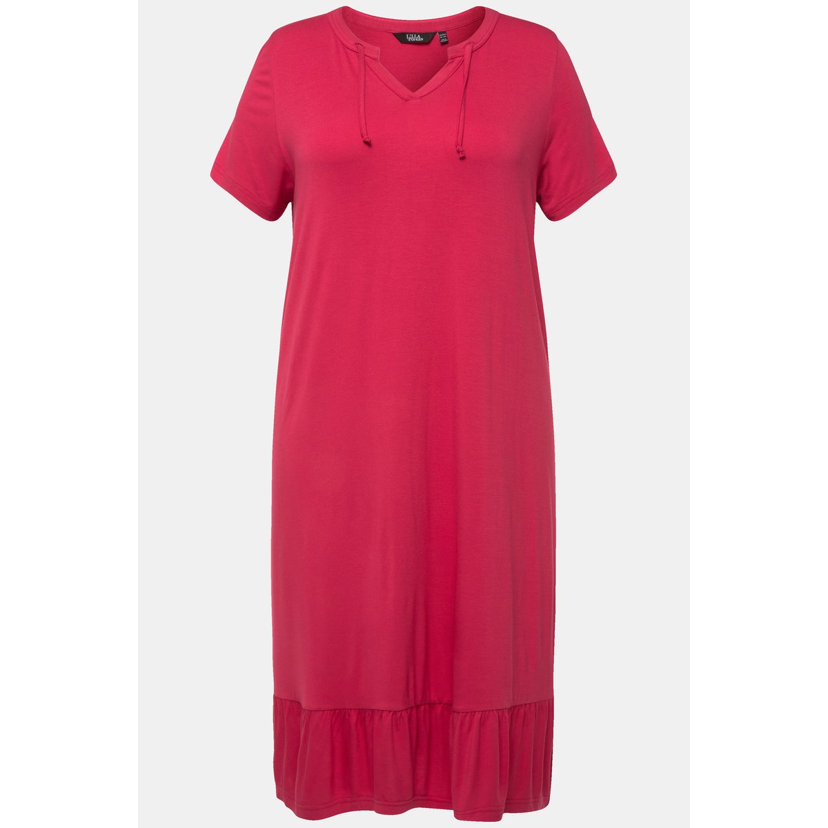 Robe midi en jersey rose foncé, ULLA POPKEN