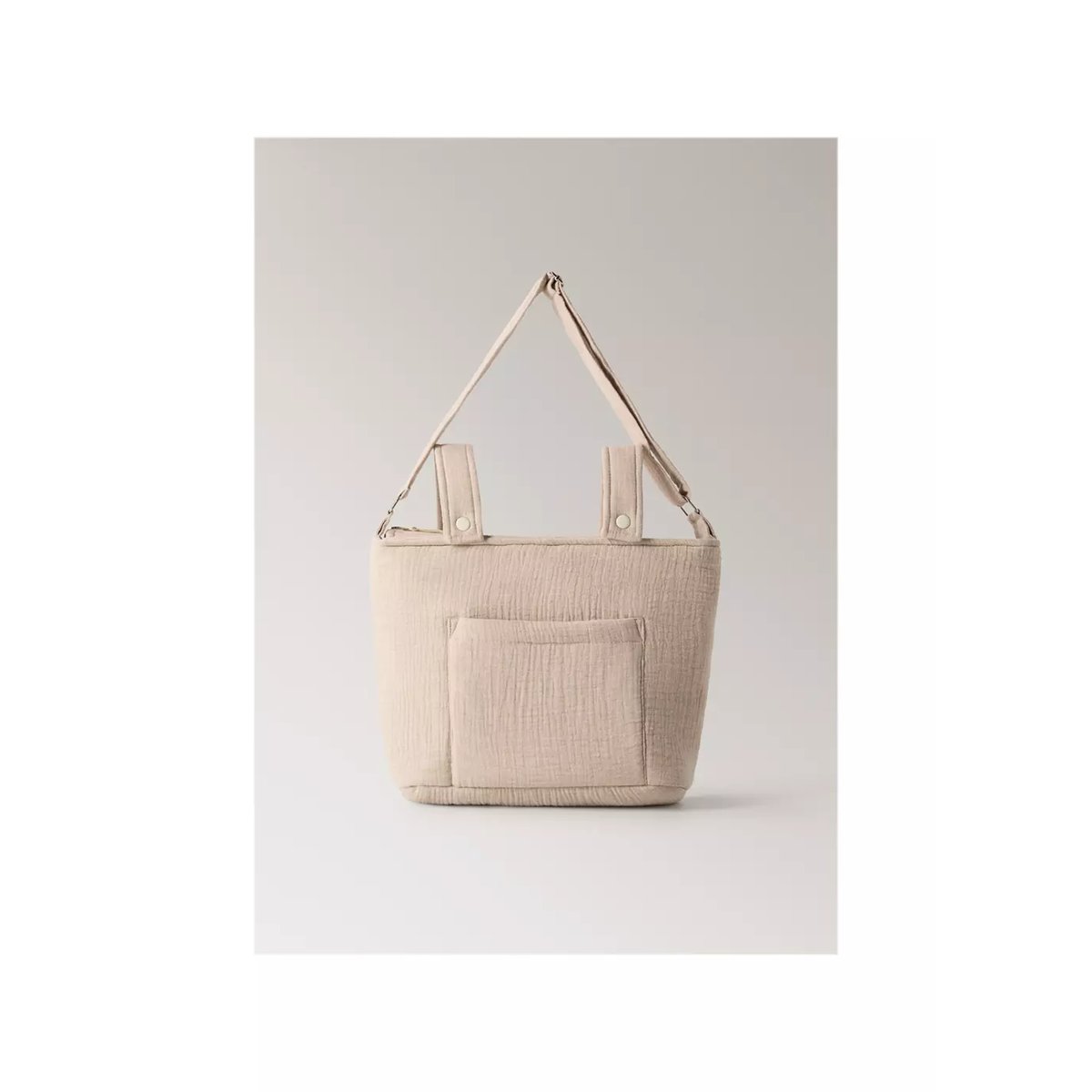Sac de maternité en gaze de coton beige, MANGO HOME