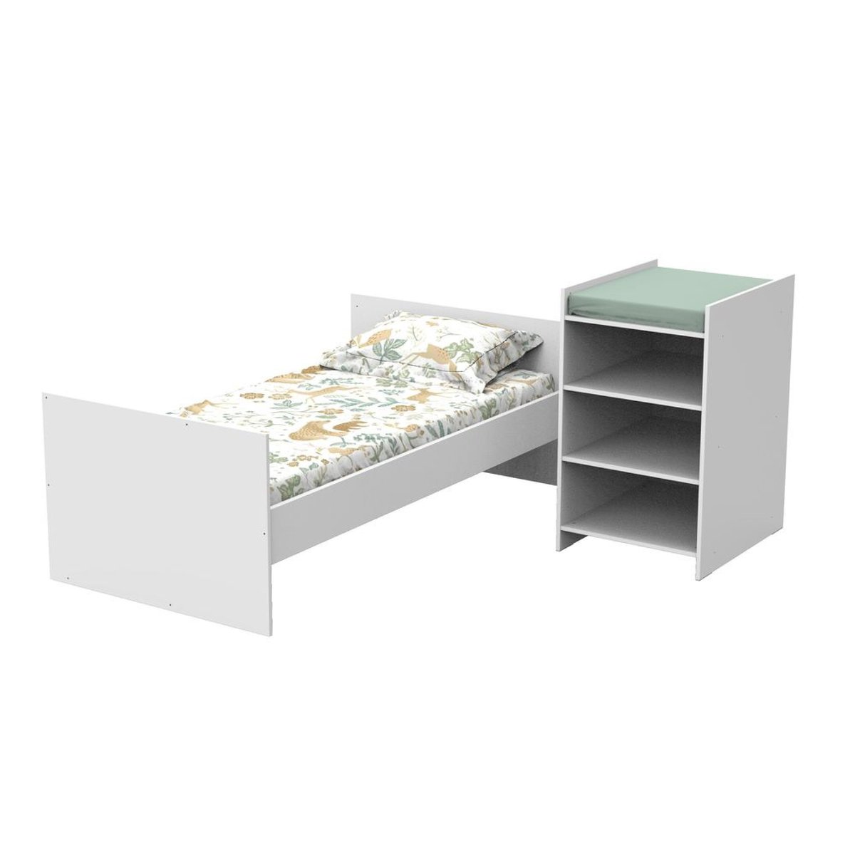 Chambre duo lit combiné évolutif et armoire First first, BABY PRICE
