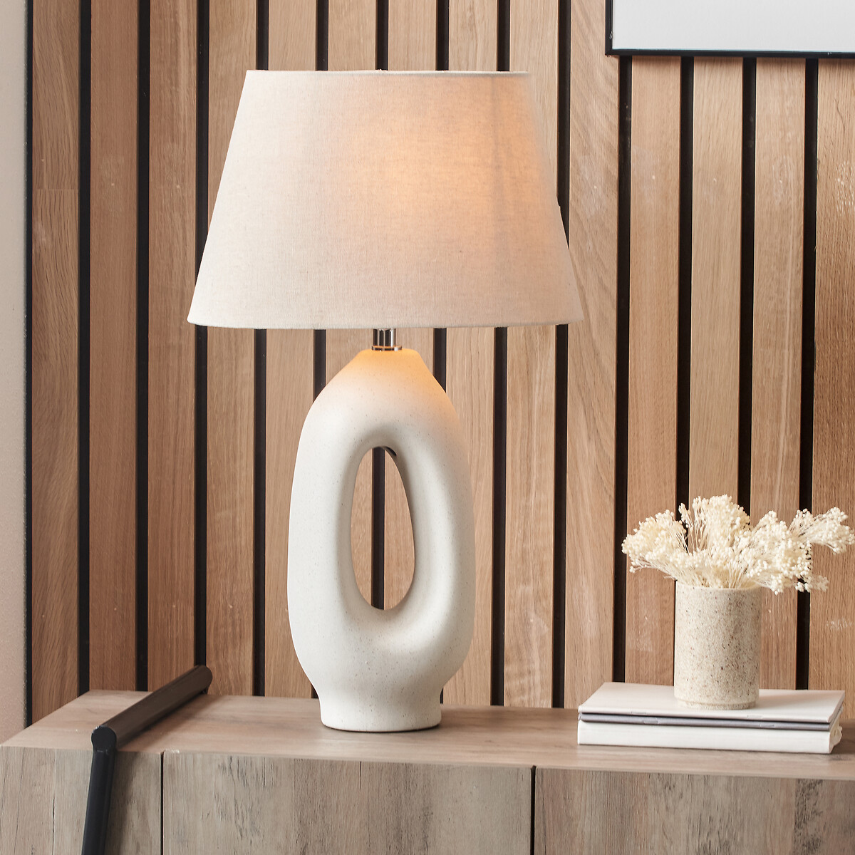 Layla Tall Organic Ceramic Table Lamp natural, ÉDITÉ