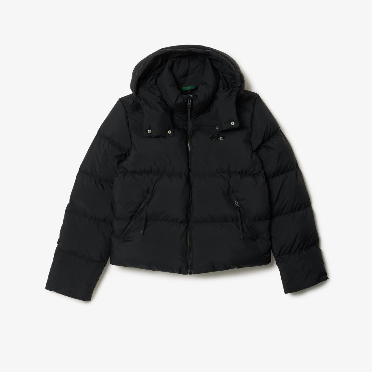 Doudoune à capuche relaxed fit duvet noir-031, LACOSTE