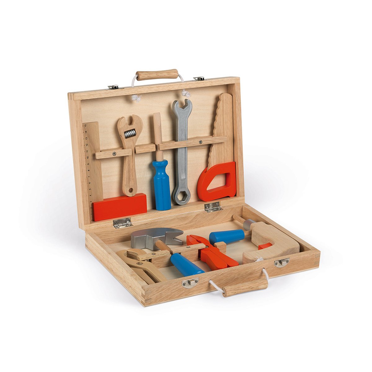 Boite À Outils Brico'kids, 9 Pièces multicolore, JANOD