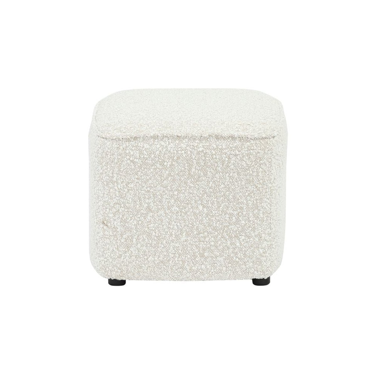 Pouf en bouclette écru Jona ecru, ZAGO