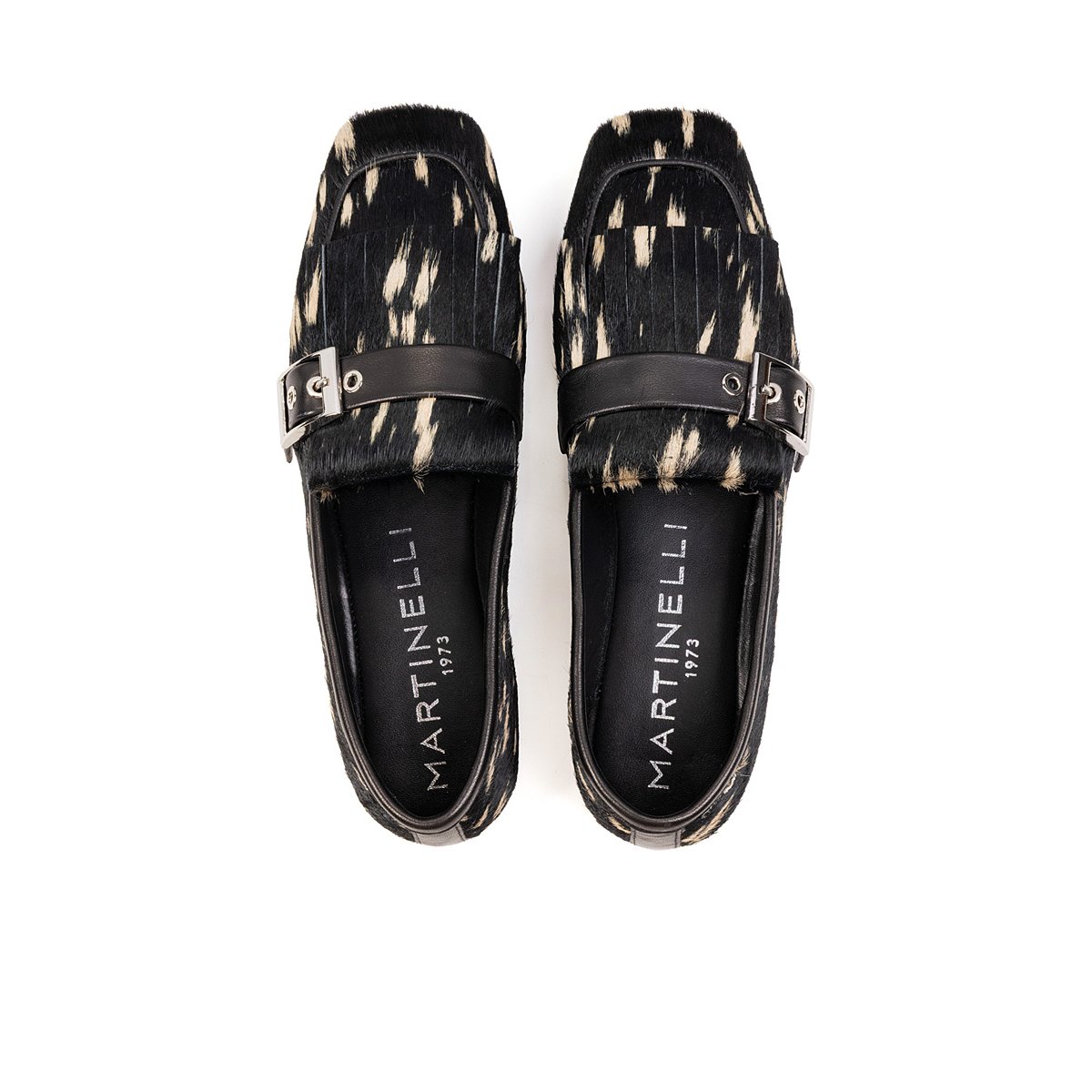 Mocassins cuir Rubicone black, MARTINELLI