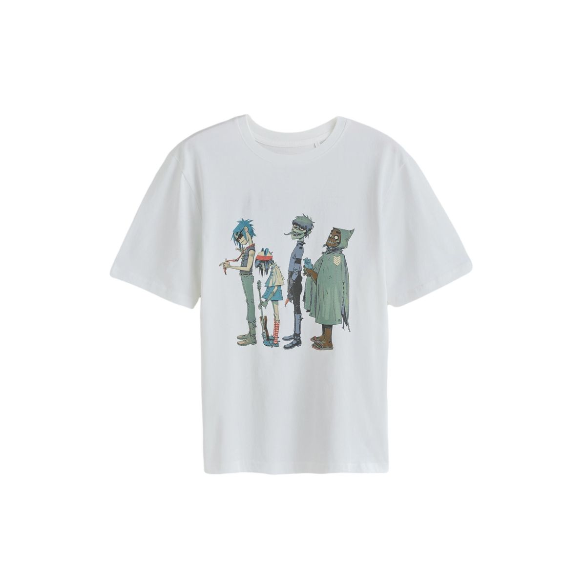 T-shirt à imprimé groupe de musique gorilles blancs, NEXT