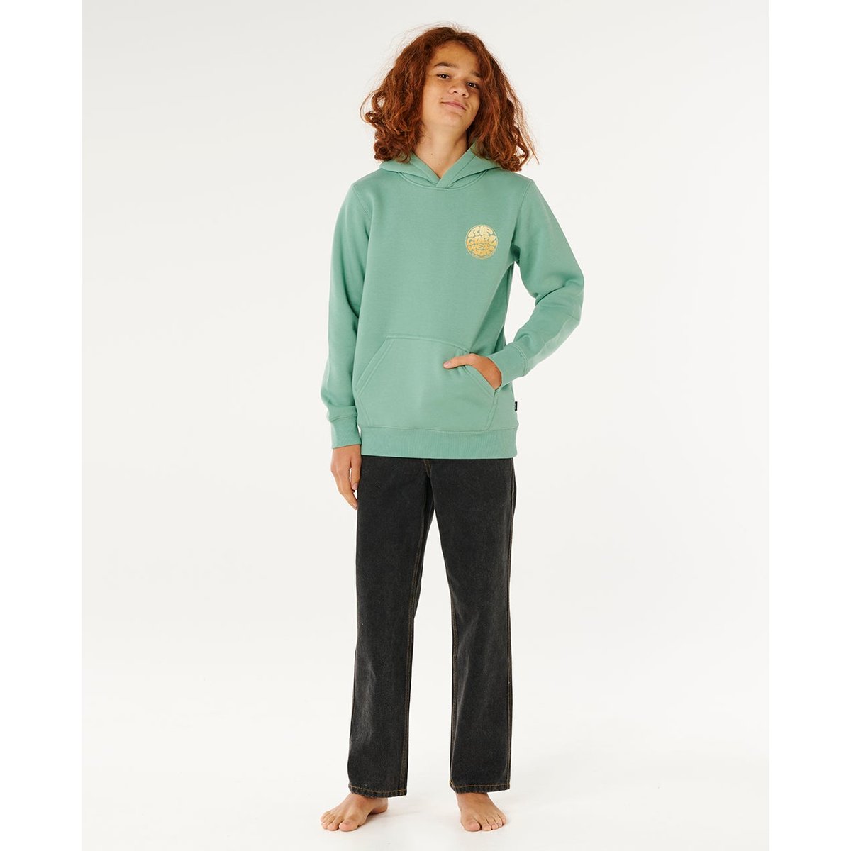 Sweat àcapuche WETSUIT ICON aloe, RIP CURL