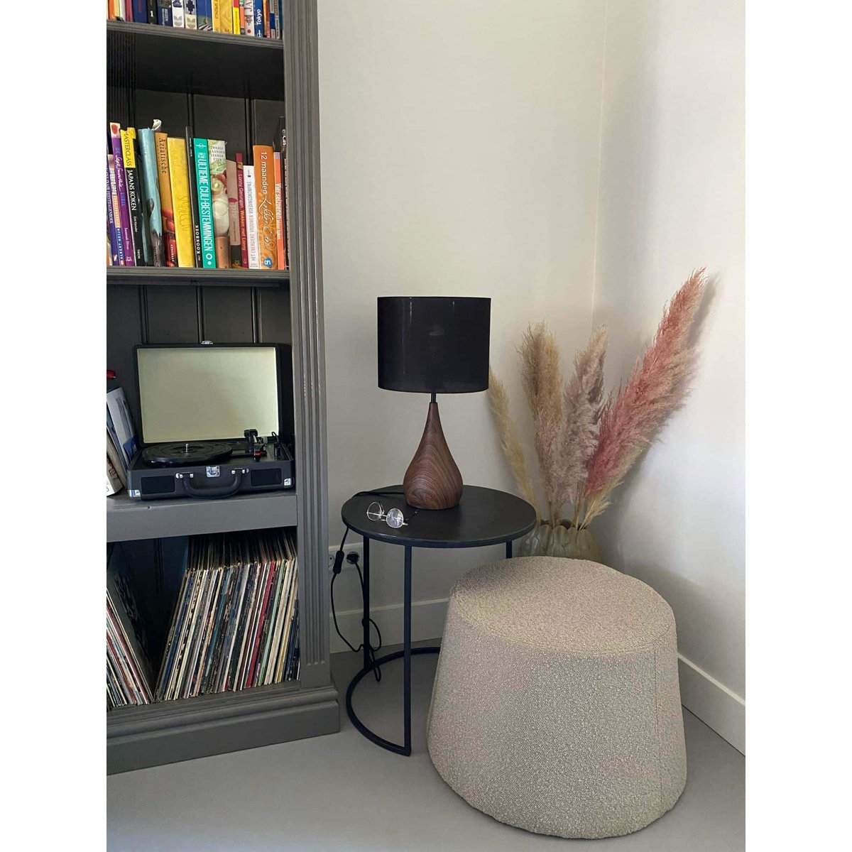 Lampe À Poser Métal SVANTE marron clair, LIGHT & LIVING 