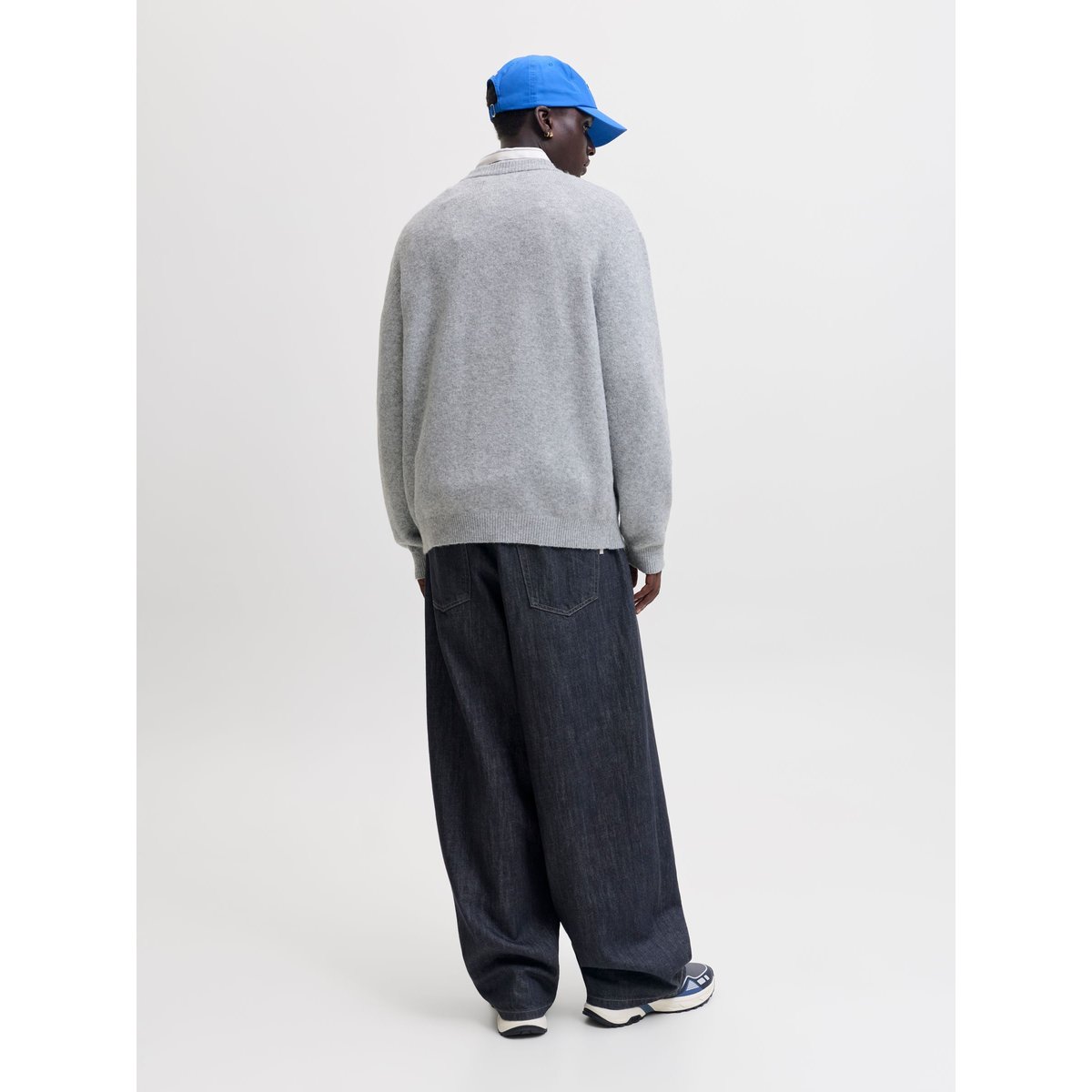 Pull En Maille grise - light grey melange, JACK & JONES