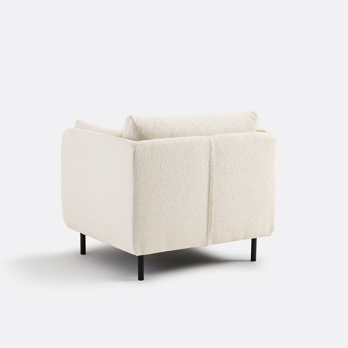 Fauteuil, en bouclette fine, VICTOR ecru, LA REDOUTE INTERIEURS