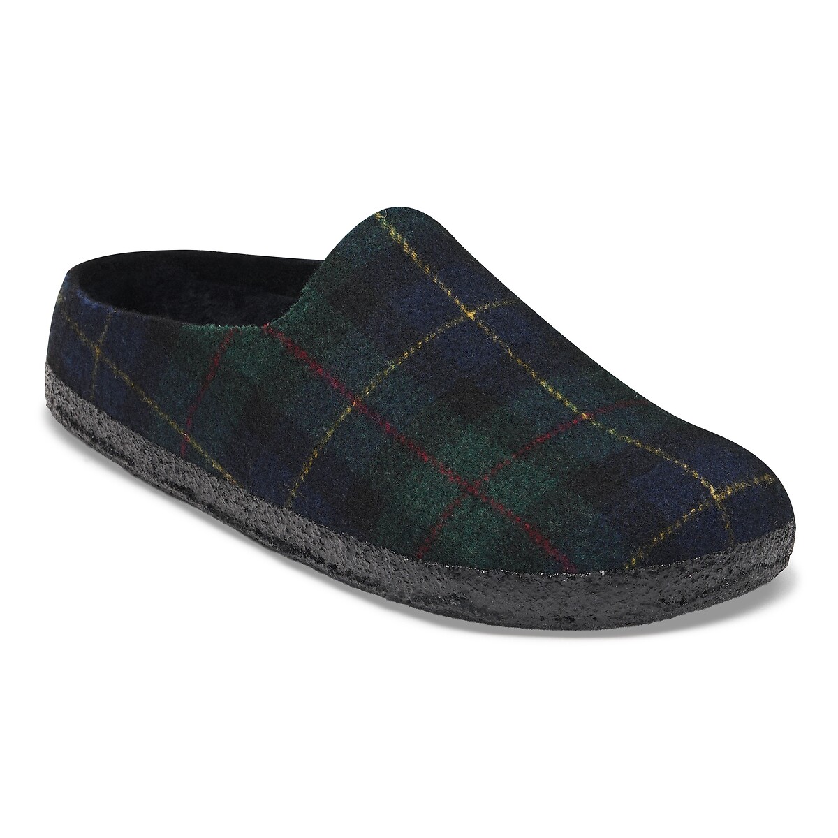 Pantofole foderate Amsterdam blu marino, BIRKENSTOCK