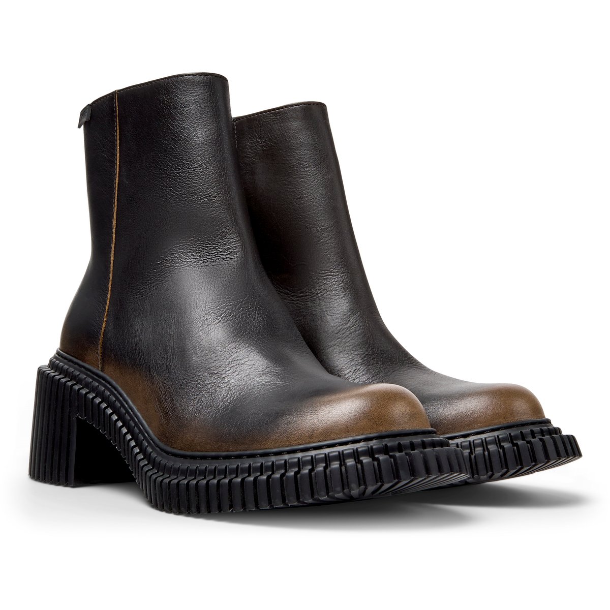 Bottines Pix London noir marron, CAMPER