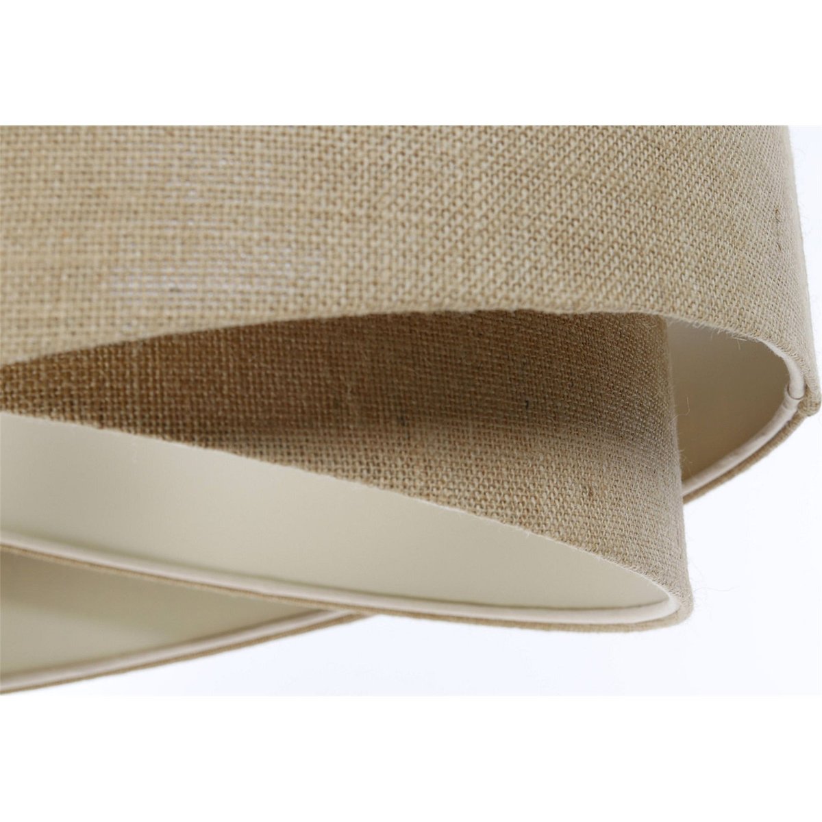 Suspension en corde ronde Boho beige chanvre naturel crème, BPS KONCEPT