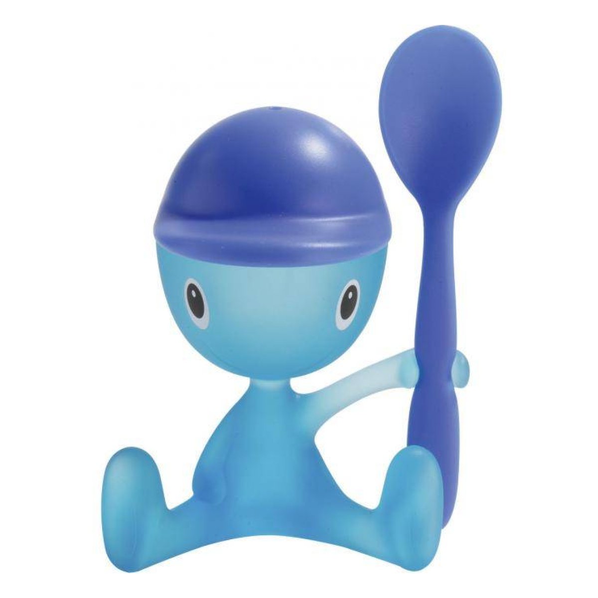Coquetier bleu clair en résine hugo alessi bleu, ALESSI