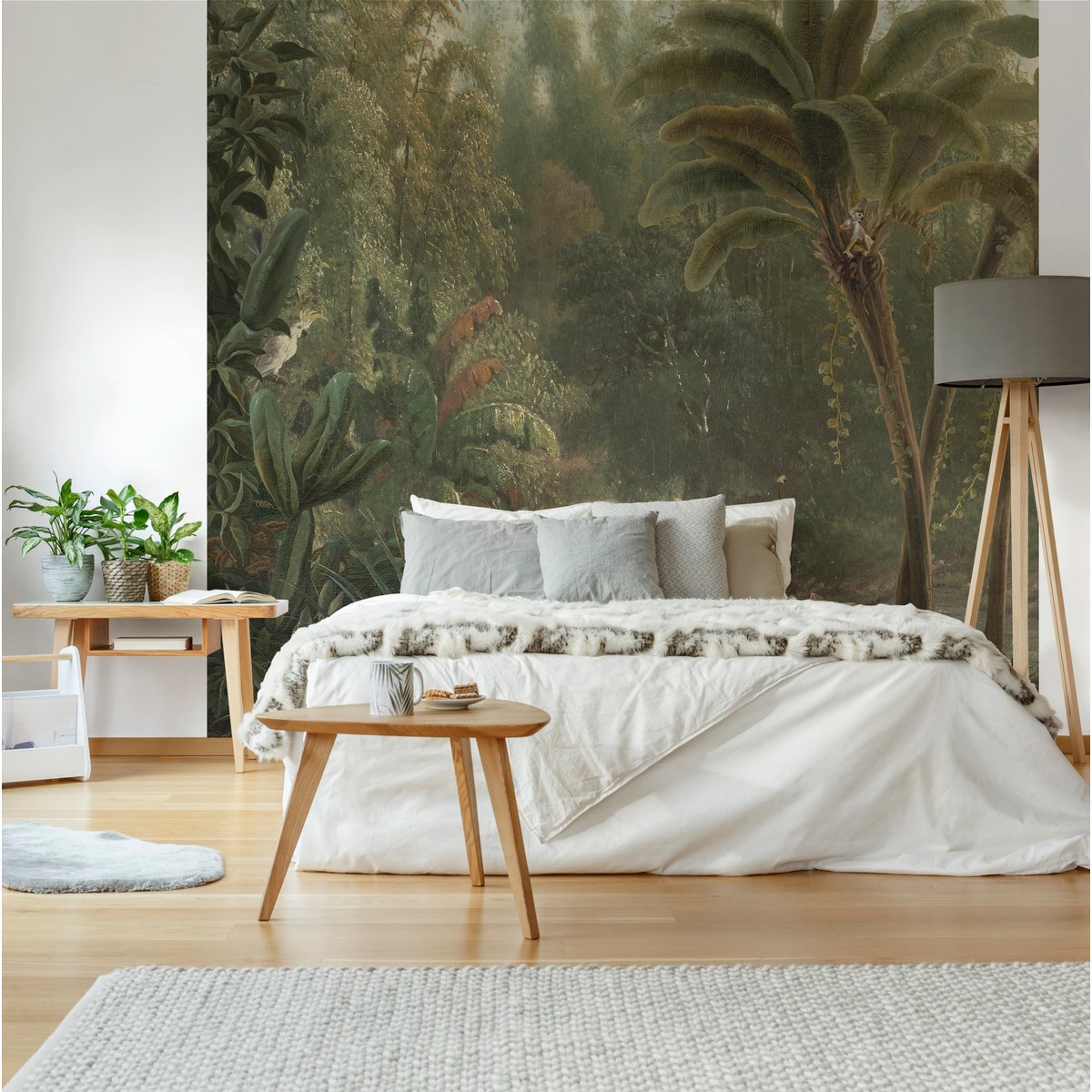 Papier peint panoramique Jungle vert, ART FOR THE HOME