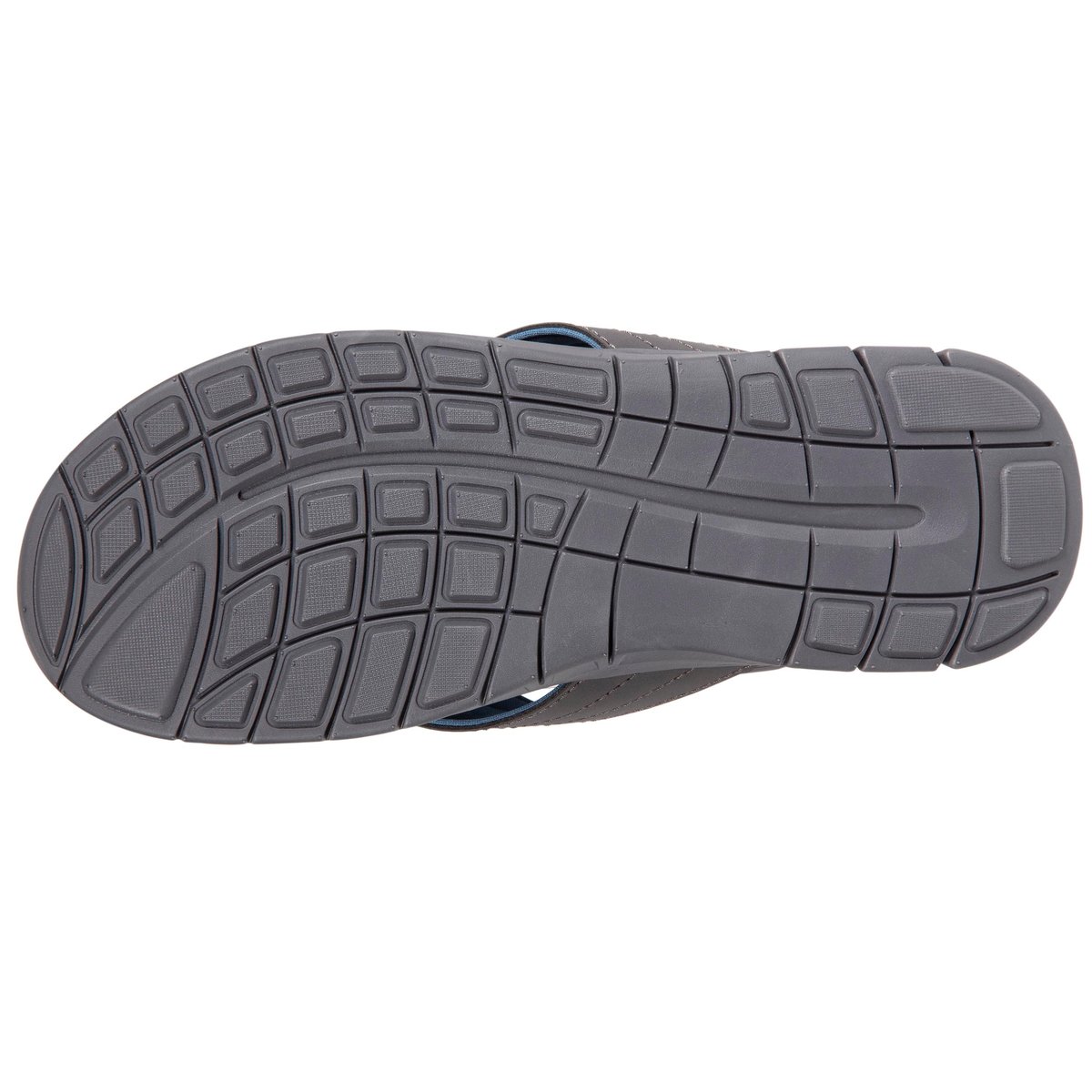 Tongs sandales plage d'été, semelles eva légères et confortable gris, ISOTONER