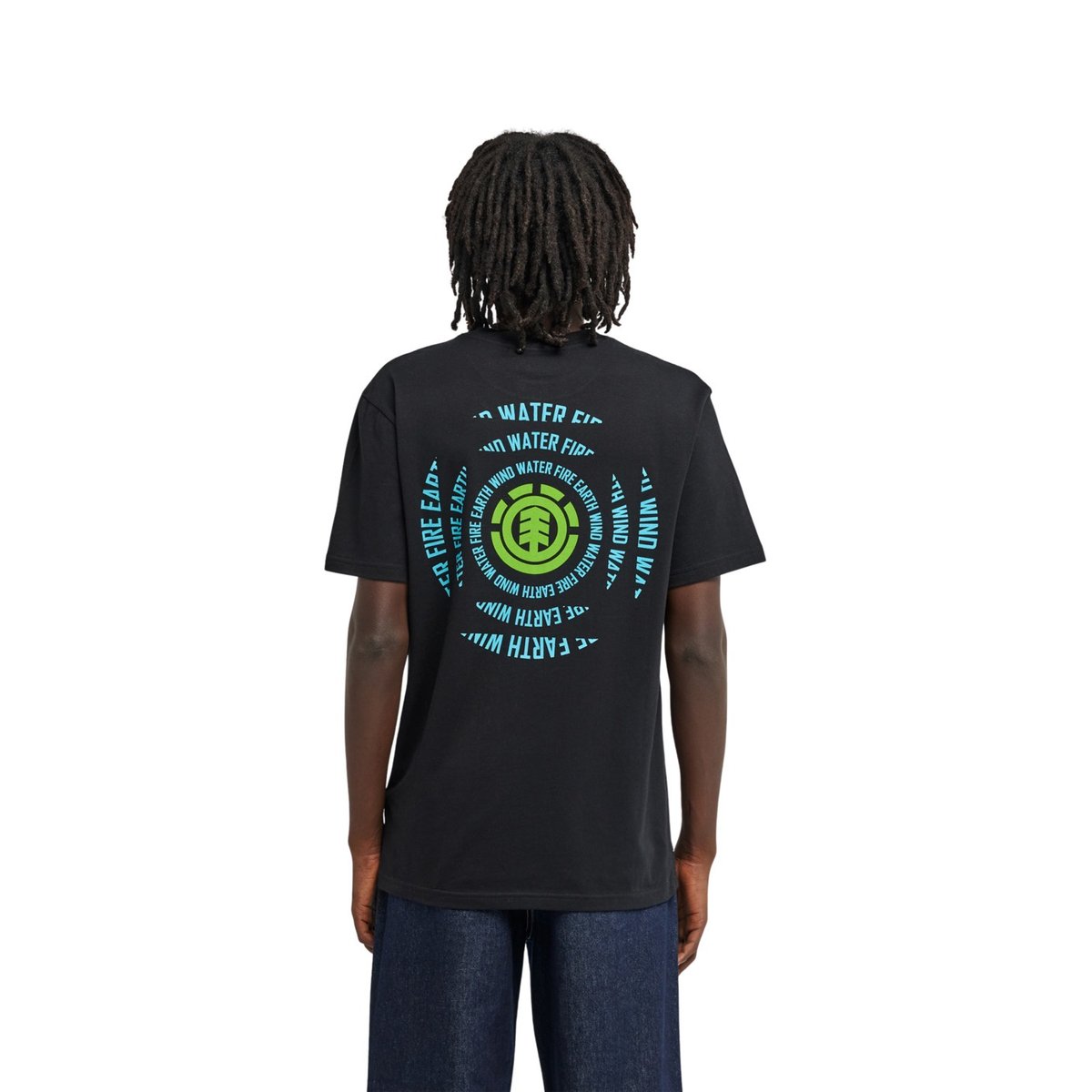 T-Shirt manches courtes AMPLI noir flint black, ELEMENT
