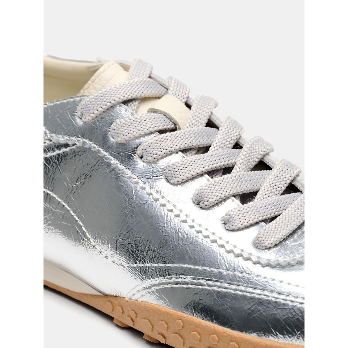 Zapatillas de piel BRIDGE FL SILVER plateado, HOFF