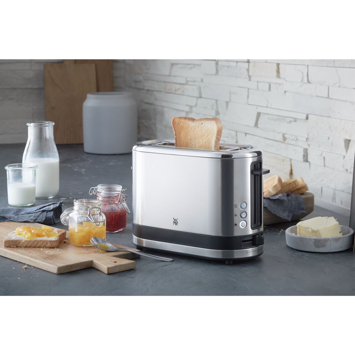 Grille-pain Kitchen Minis 1 tranche argent / métallique, WMF