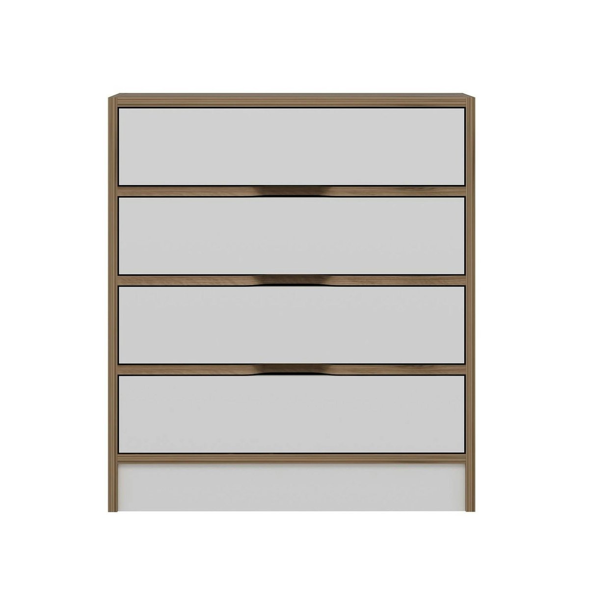 Commode 4 tiroirs BYRON blanc, PIER IMPORT