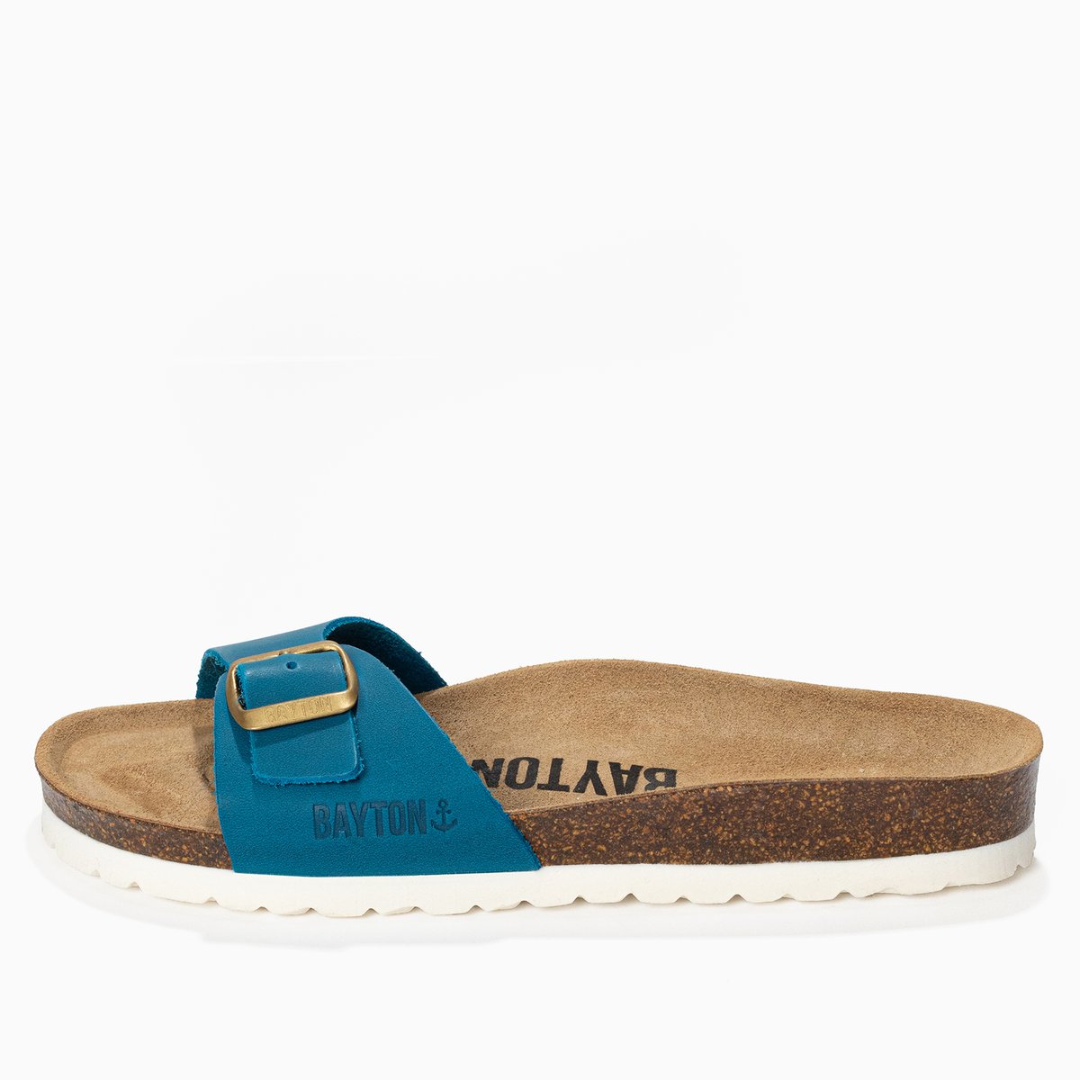 Sandales en cuir ZEPHYR bleu, BAYTON