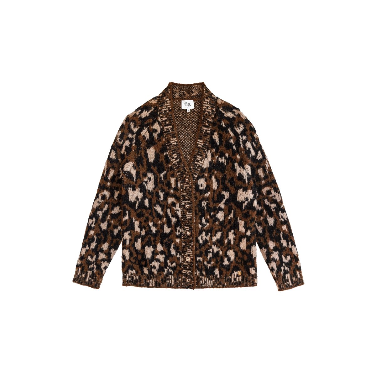 GILET imprimé animalier MAEVE 08-leopard, LA PETITE ETOILE