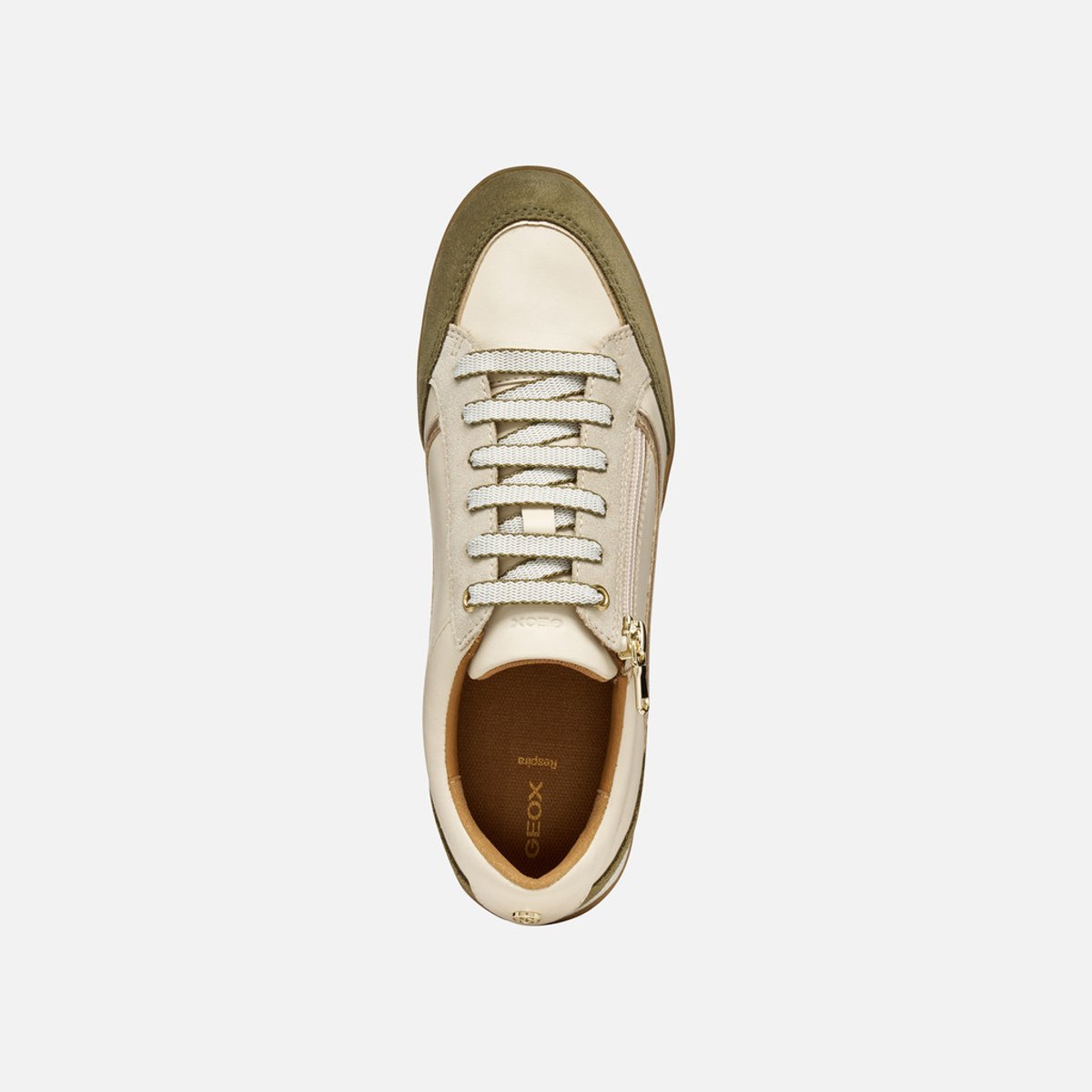 Baskets D MARYEMY beige/vert, GEOX