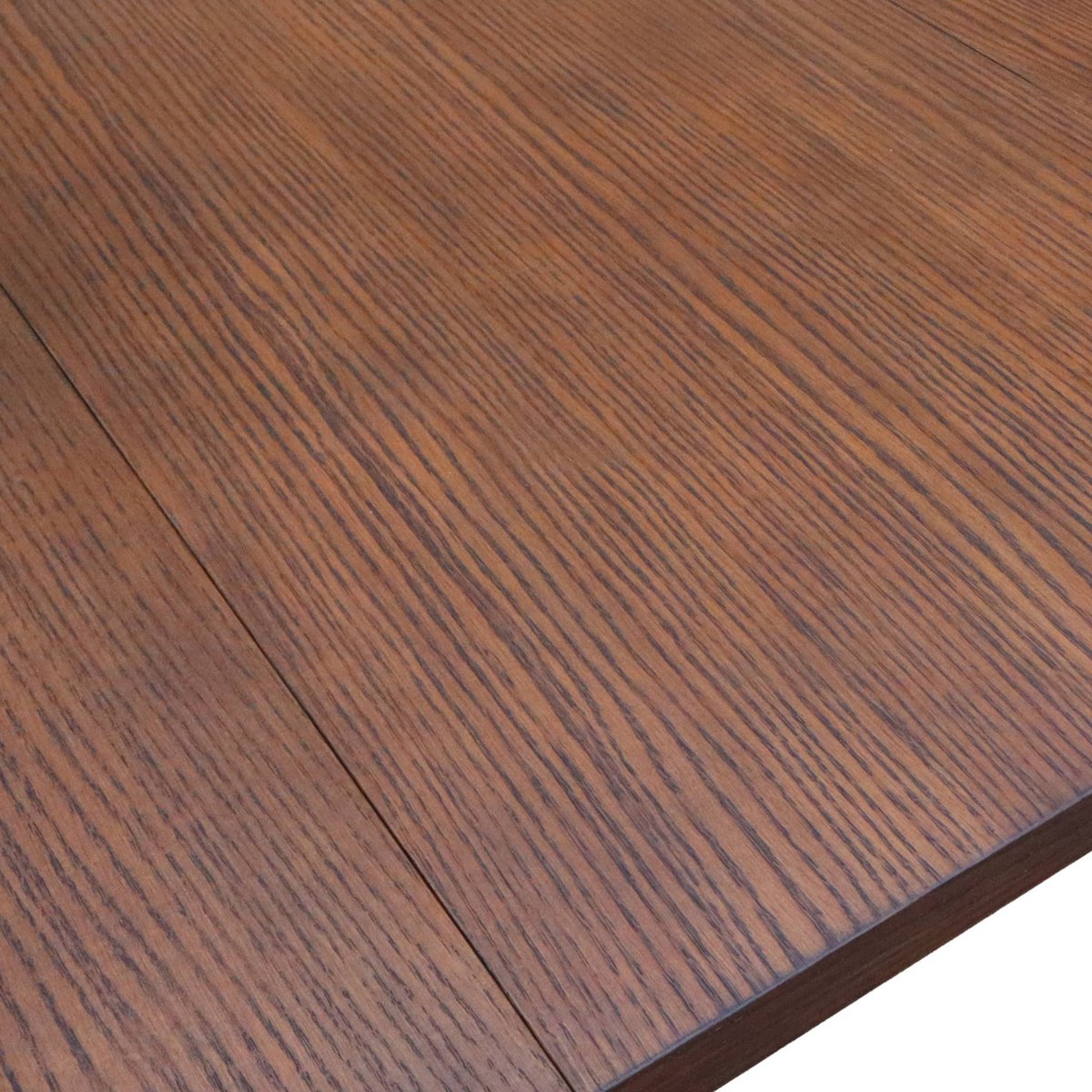 Table à manger rectangulaire extensible bois d'hévéa et placage chêne 6 à 10 places SOLENE noyer, SWEEEK