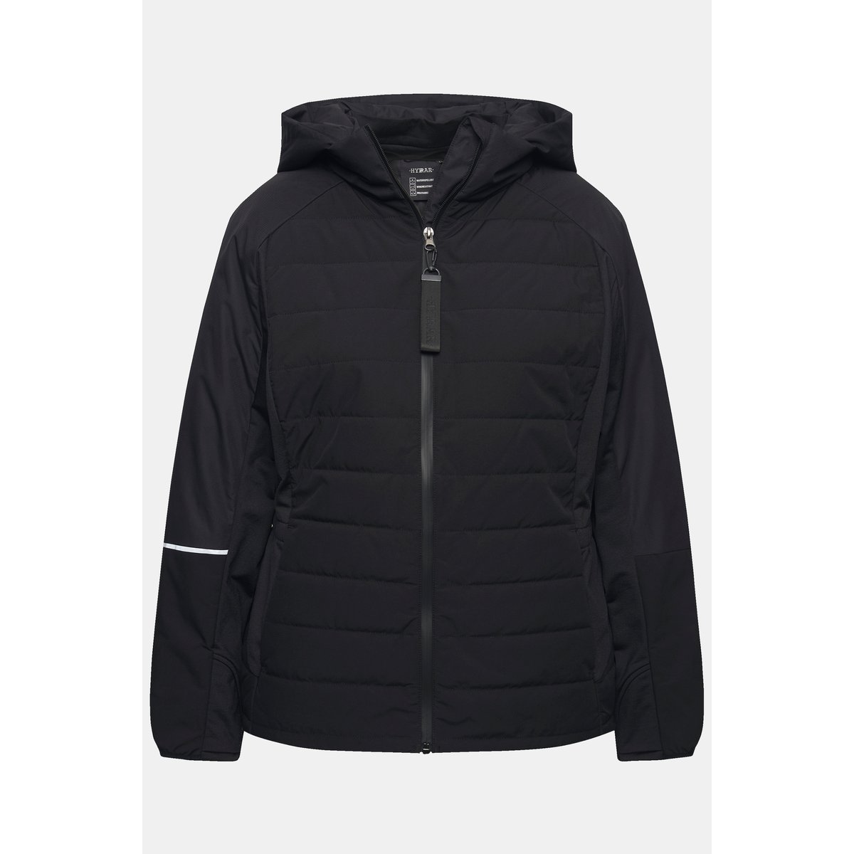 Veste technique hybride HYPRAR, imperméable noir, ULLA POPKEN