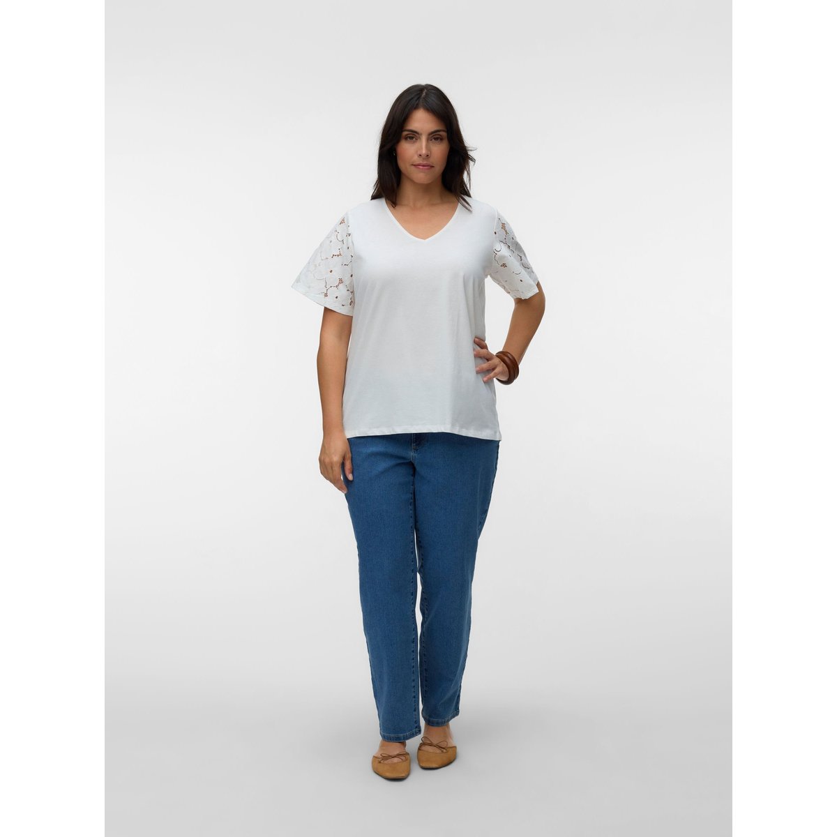 T-Shirt snow white, VERO MODA