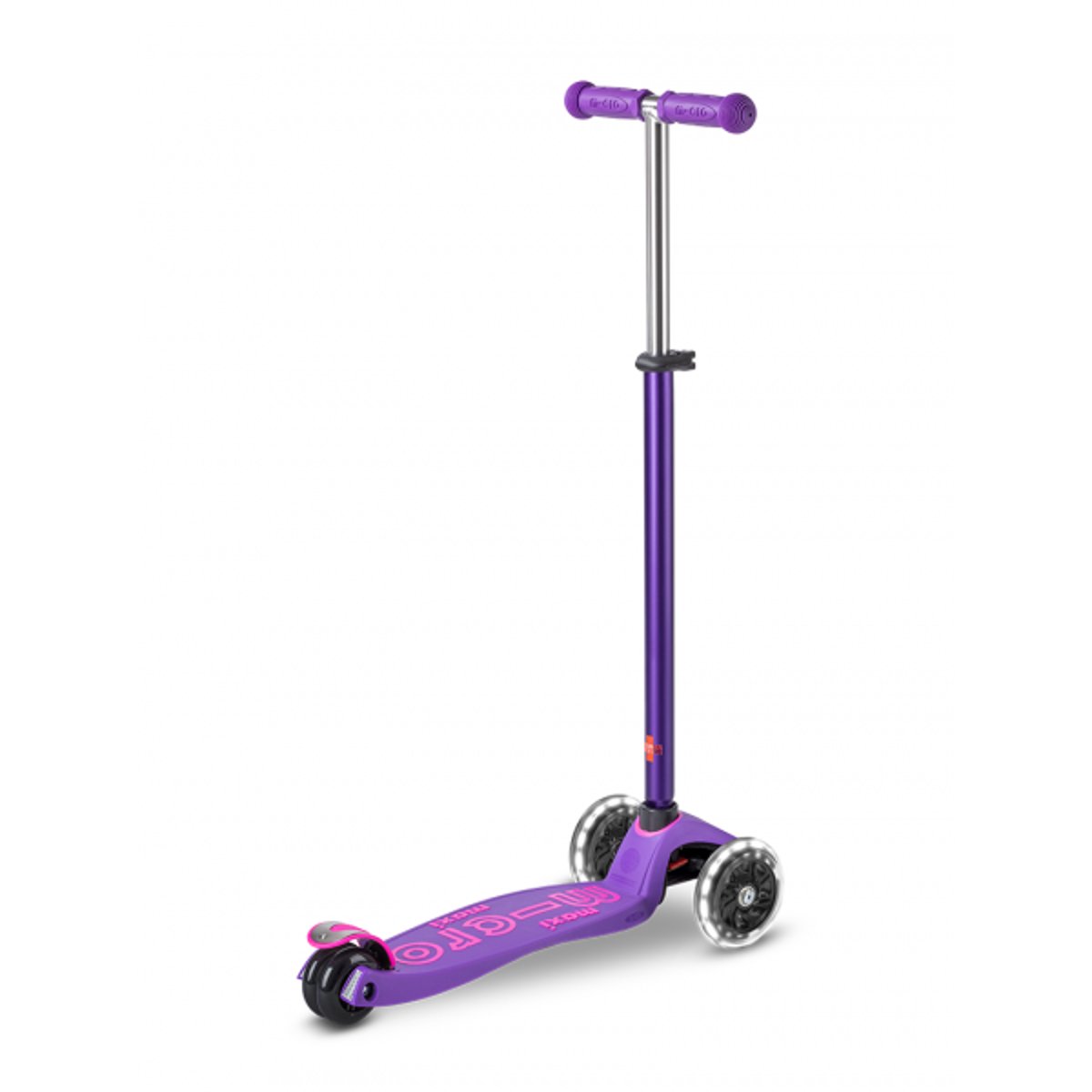 Maxi Micro Deluxe LED - violet, MICRO MOBILITY