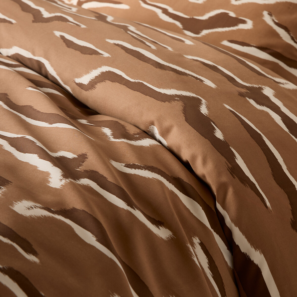 Otsa Cotton Sateen Duvet Cover animal print, LA REDOUTE INTERIEURS