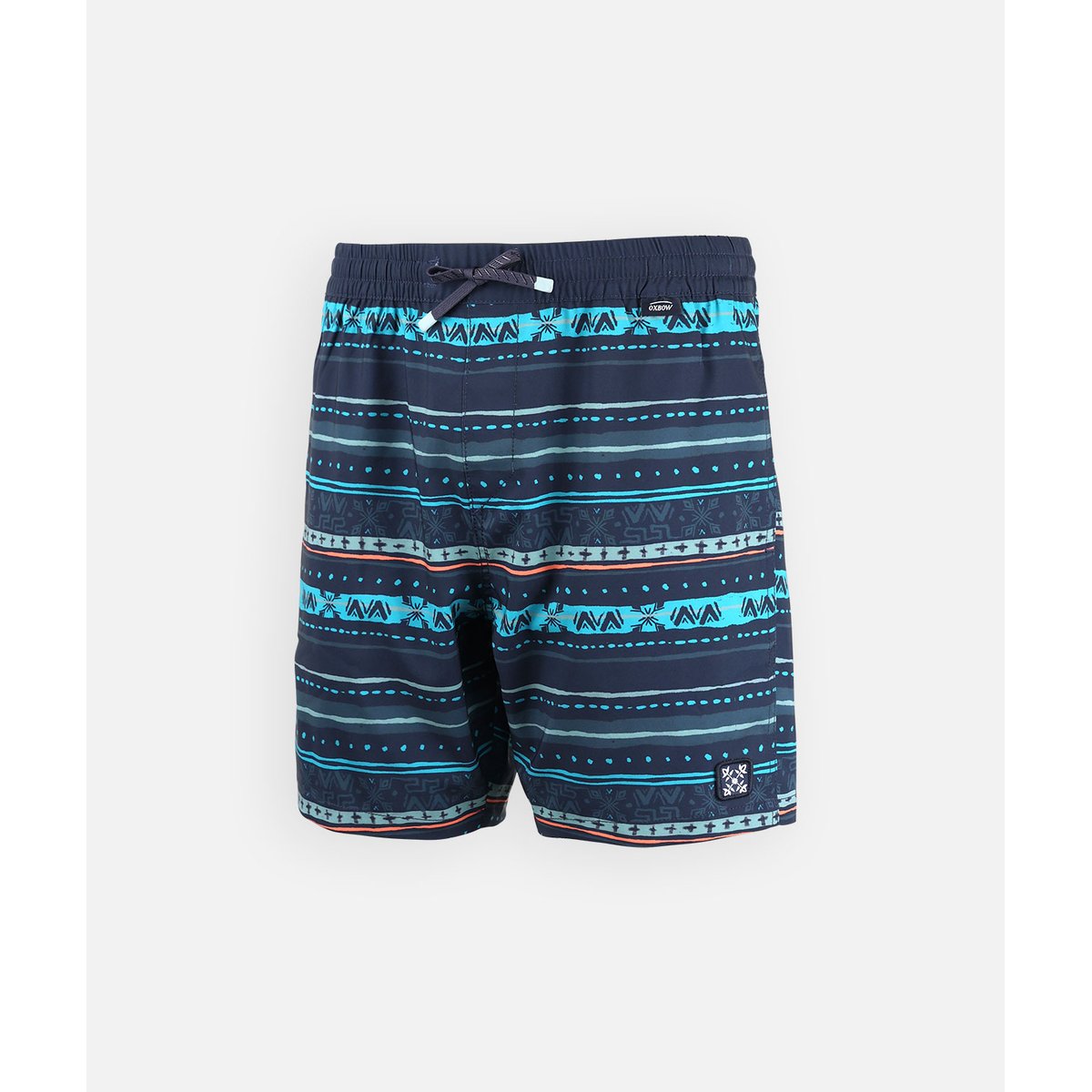 Beach short imprimé stretch LINEUP deep marine, OXBOW