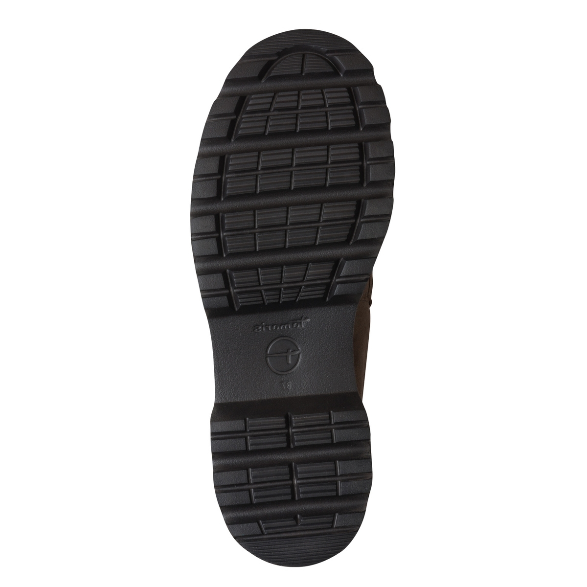 Bottine Chelsea en cuir marron taupe, TAMARIS