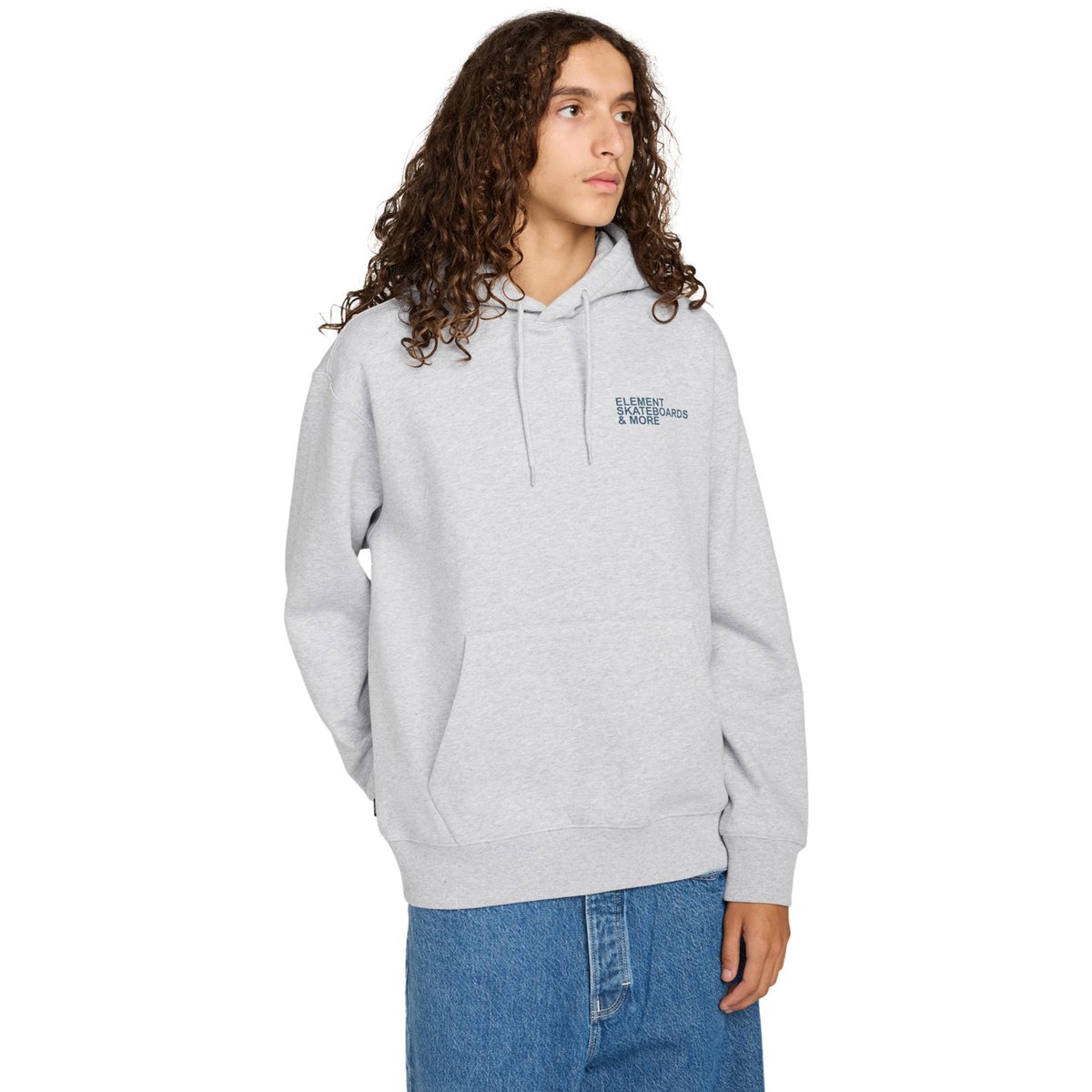Sweat à capuche MOTION TREE PO gris mid grey heather, ELEMENT